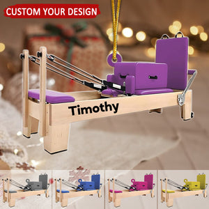 Pilates Equipment Personalized Christmas Ornament, Gift For Pilates Lover