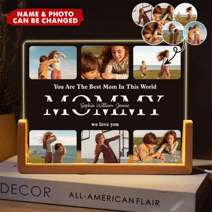 Personalized Photo Night Light - Mother Gifts - Gift for Mom