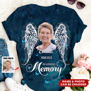 God Has You In His Arms - Personalized Photo 3D T-Shirt
