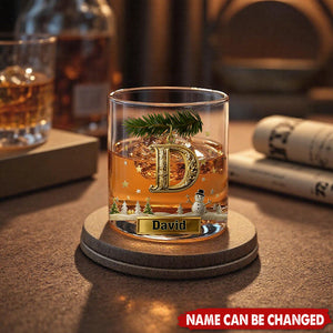 Merry Christmas! - Personalized Family Whiskey Glass