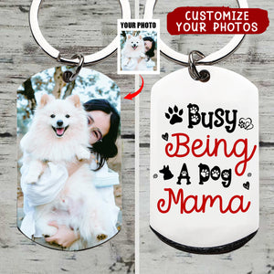 Dog Make Our Live Complete - Gift For Dog Mom Stainless Steel Keychain