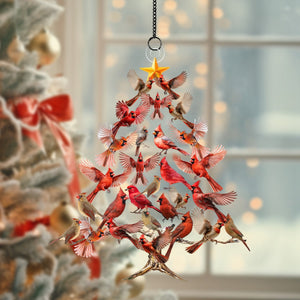 Cardinal Window Hanging Suncatcher Ornament - Perfect Gift For Cardinal Lovers