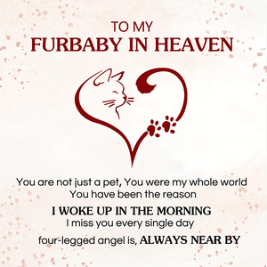 For Memorial - My Four-legged Angel is Always Near By Custom Name Bead Stretch Bracelet