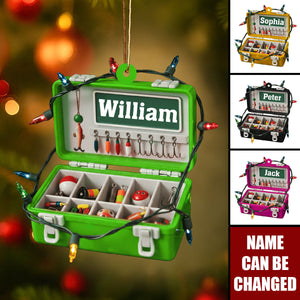 Merry Fishmas - Personalized Fishing Ornament
