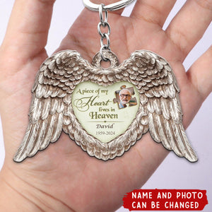 Custom Personalized Memorial Acrylic Keychain - Upload Photo - Memorial Gift Idea For Family Members