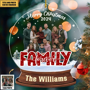 Family Forever - Personalized Custom Acrylic Ornament