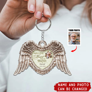 Custom Personalized Memorial Acrylic Keychain - Upload Photo - Memorial Gift Idea For Family Members