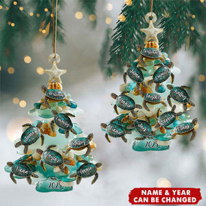 Merry Christmas - Personalized Family Ornament