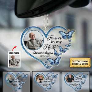 I Am Always With You Enter Name, The Years Upload Photo Personalized Acrylic Ornament