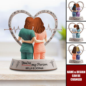 Nurse Besties Acrylic Plaque - Personalized Gifts For Best Friends