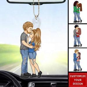 Love Is A Journey Best Traveled Together Personalized Acrylic Ornament