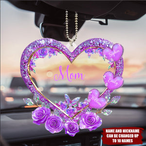 Grandma's Mom's Sweethearts - Personalized Custom Acrylic Ornament