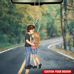 Love Is A Journey Best Traveled Together Personalized Acrylic Ornament