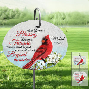 You Are Loved Beyond Words And Missed Beyond Measure - Personalized Slate, Memorial Gift