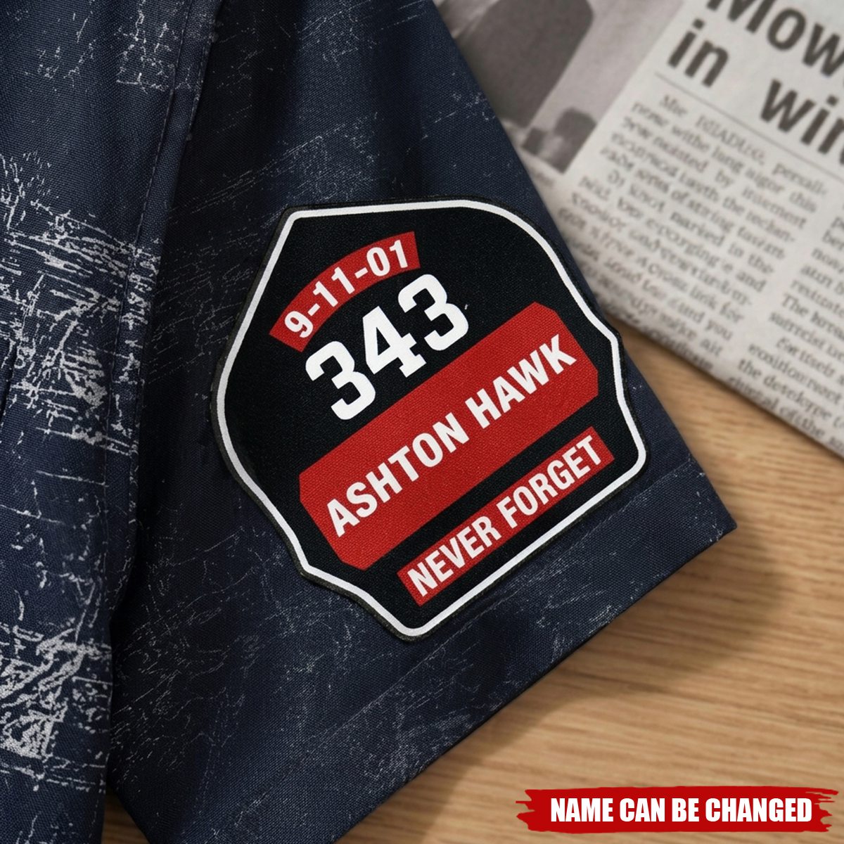 Never Forget Their Sacrifice - Firefighter Memorial Hawaiian Shirt