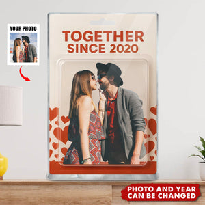 Custom Photo A Lifetime Of Love - Personalized Custom Acrylic Plaque - Gift For Husband Wife, Anniversary