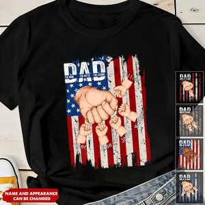 Dad Fist Bump - Personalized Pet Shirt- Father's Day, Gift For Dad