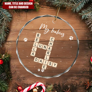 Precious Family Memory - Personalized Glass Ornament, Gift for Family or Friends