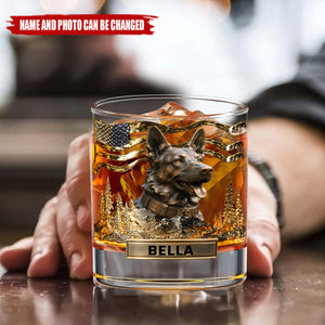 Love My Dog - Personalized Dog Whiskey Glass