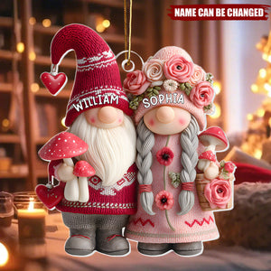 Growing Old Together - Personalized Christmas Acrylic Ornament