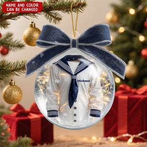 Sailor Uniform - Personalized Christmas Acrylic Ornament