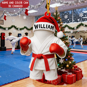 Karate - Personalized Christmas Acrylic Ornament
