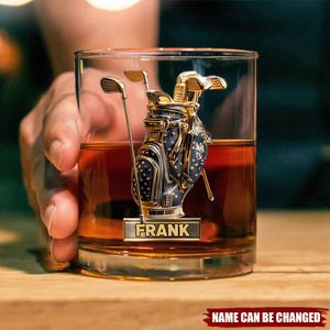 Look For Balls - Personalized Golf Whiskey Glass