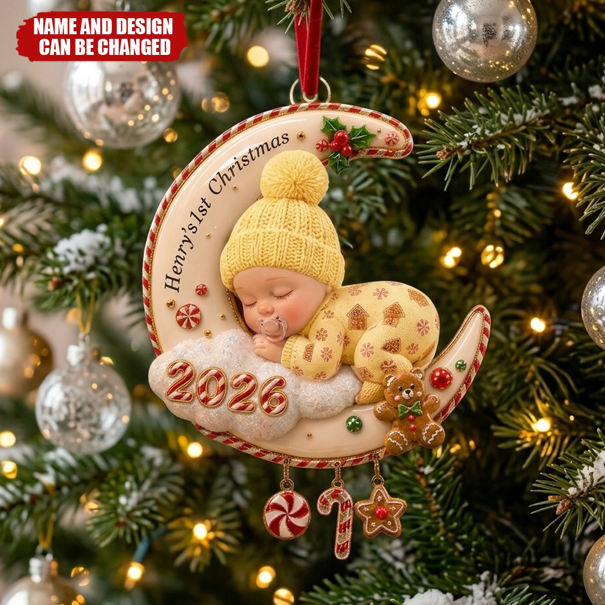 Baby Christmas - Personalized Acrylic Ornament