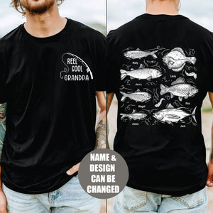 Reel Cool Grandpa, Gift For Dad, Grandpa - Personalized Shirt
