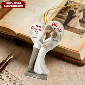 Next To You - Personalized Acrylic Ornament, Gift For Couple