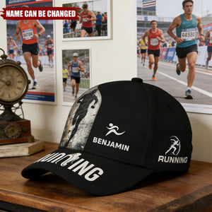 Personalized Marathon Running Lover Sport Classic Cap