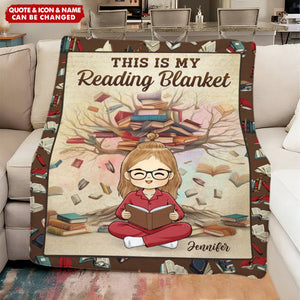 Personalized Blanket - Bookish Gifts For Book Lovers, Bookworms, Readers - The Warmth Of A Blanket Enhances Every Story