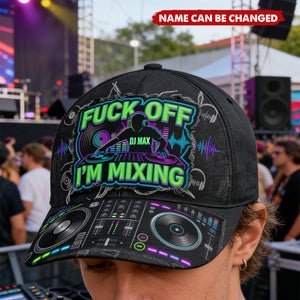 DJ Turntable Graphic Cap - Personalized Gift For Music Lovers