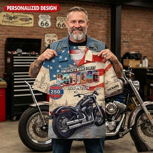 Heritage Road American Route 66 Vintage Hawaiian Shirt - Personalized Gifts For Bikers