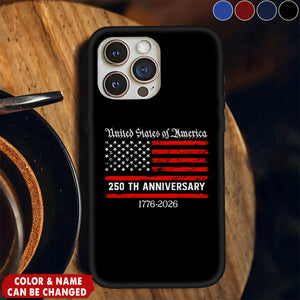 USA 250th Anniversary Personalized Phone Case