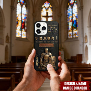 The Armor of God Phone Case - Personalized Gifts For Christians