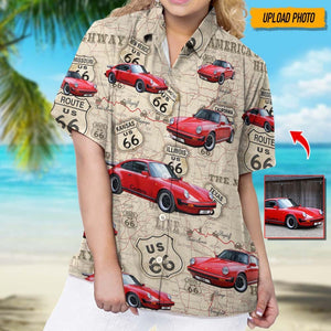 Upload Car Photo Hawaiian Shirt
