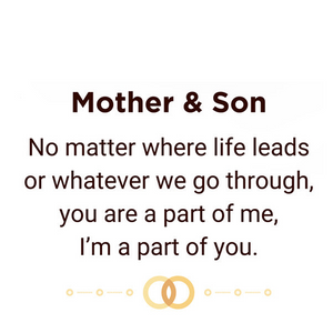 Mother & Daughter Son Linking Custom Birthstone Personalized Circles Bracelet