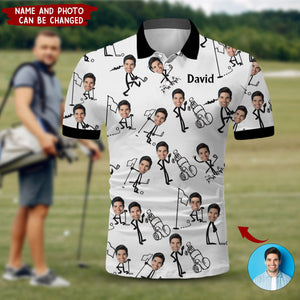 Gift For Golf Dad, Uncle, Husband... - Personalized Golf Polo Shirt
