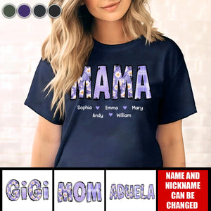 Proud To Be Mama’s Child - Family Personalized Unisex T-shirt - Mother's Day, Gift For Mom, Grandma