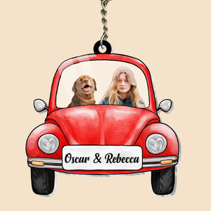 Photo Car - Personalized Acrylic Keychain - Best Gift For Pet Lovers