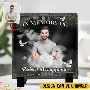 Personalized Memorial Stone - In Memory Of - Ideal For Garden, Grave Marker Tribute