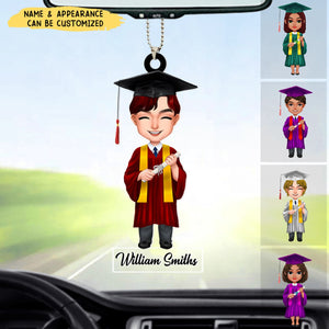 Happy Graduation - Personalized Acrylic Ornament, Gift For Friends Family On Graduation Day