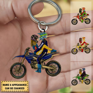 Custom Vintage Style Dirt Bike Gifts Personalized Gift For Couples