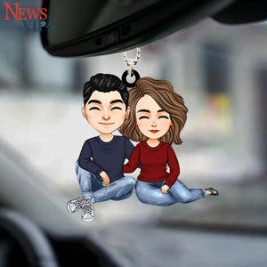 Snuggle Up Together - Personalized Ornament