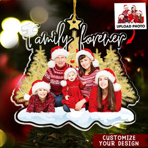 Family Is Forever - Personalized Acrylic Photo Ornament
