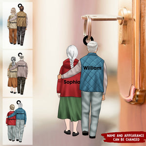 Personalized Gifts Keychain For Old Couples