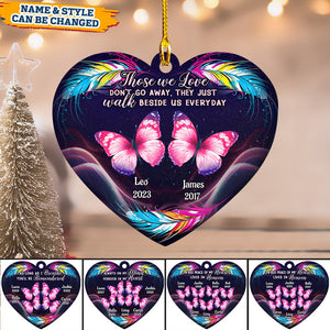 The Moment Your Heart Stopped Mine Changed Forever - Personalized Heart Ornament