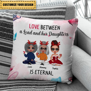 Gift For Mom Daughter Love Is Eternal Pillow