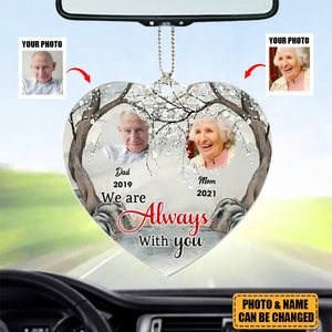 I Am Always With You Butterfly - Memorial Gift - Personalized Custom Photo Upload - Acrylic Ornament